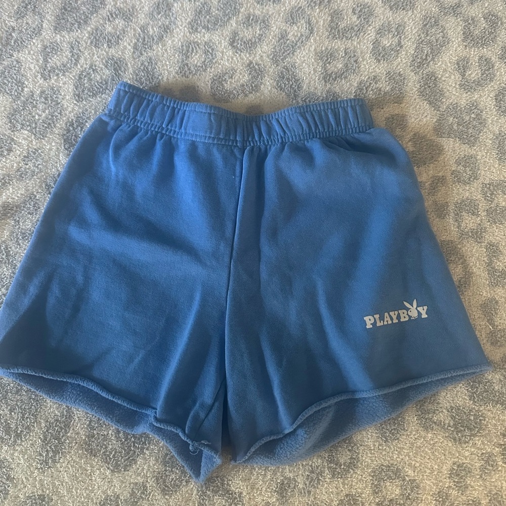 PLAYBOY Women's Blue Shorts